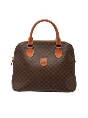 Celine Macadam Brown Leather